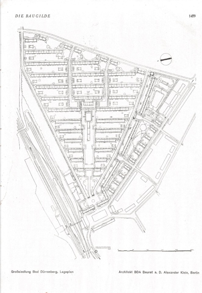 Grundriss Alexander-Klein-Siedlung